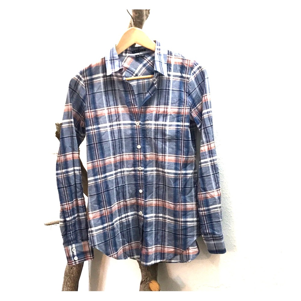 Theory Plaid Button Down - Nikala/Audrey Paid